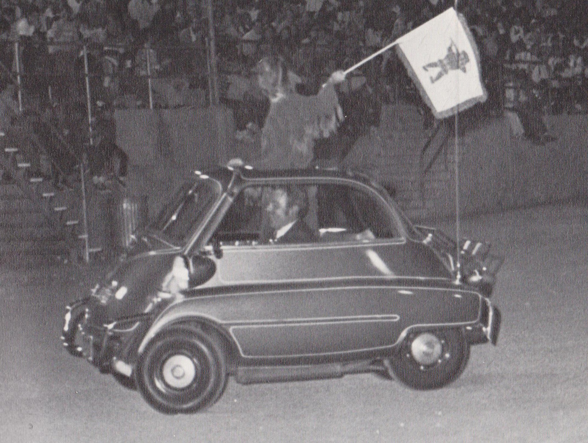 Isetta at Canoga from yearbook 001