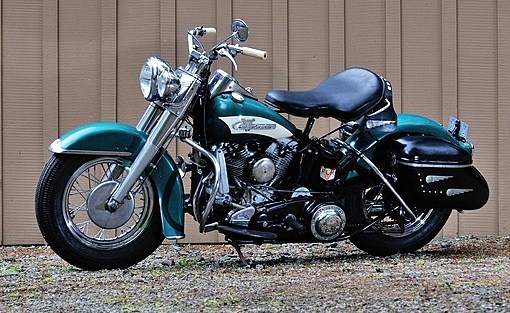 The 1956 Harley-Davidson FLH was a top seller | Mecum Auctions 