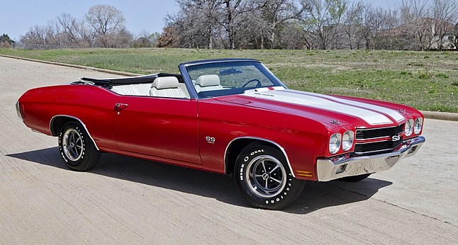 The 1970 Chevelle SS LS6 convertible boasts a high-performance 454 V8 | Mecum Auctions 