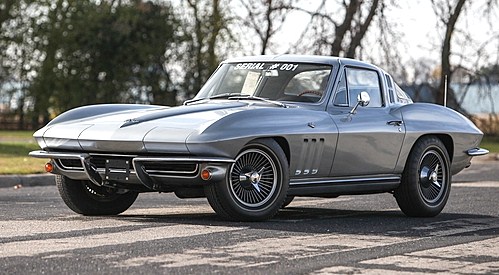 This 1965 Corvette coupe wears serial number 001 