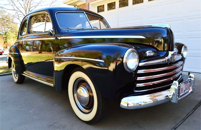 The ’46 Ford Super Deluxe looks amazingly fresh for a 48-year-old survivor