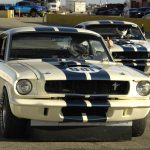 Peter Brock driving the rebuilt Shelby GT350R #863-Howard Koby photo