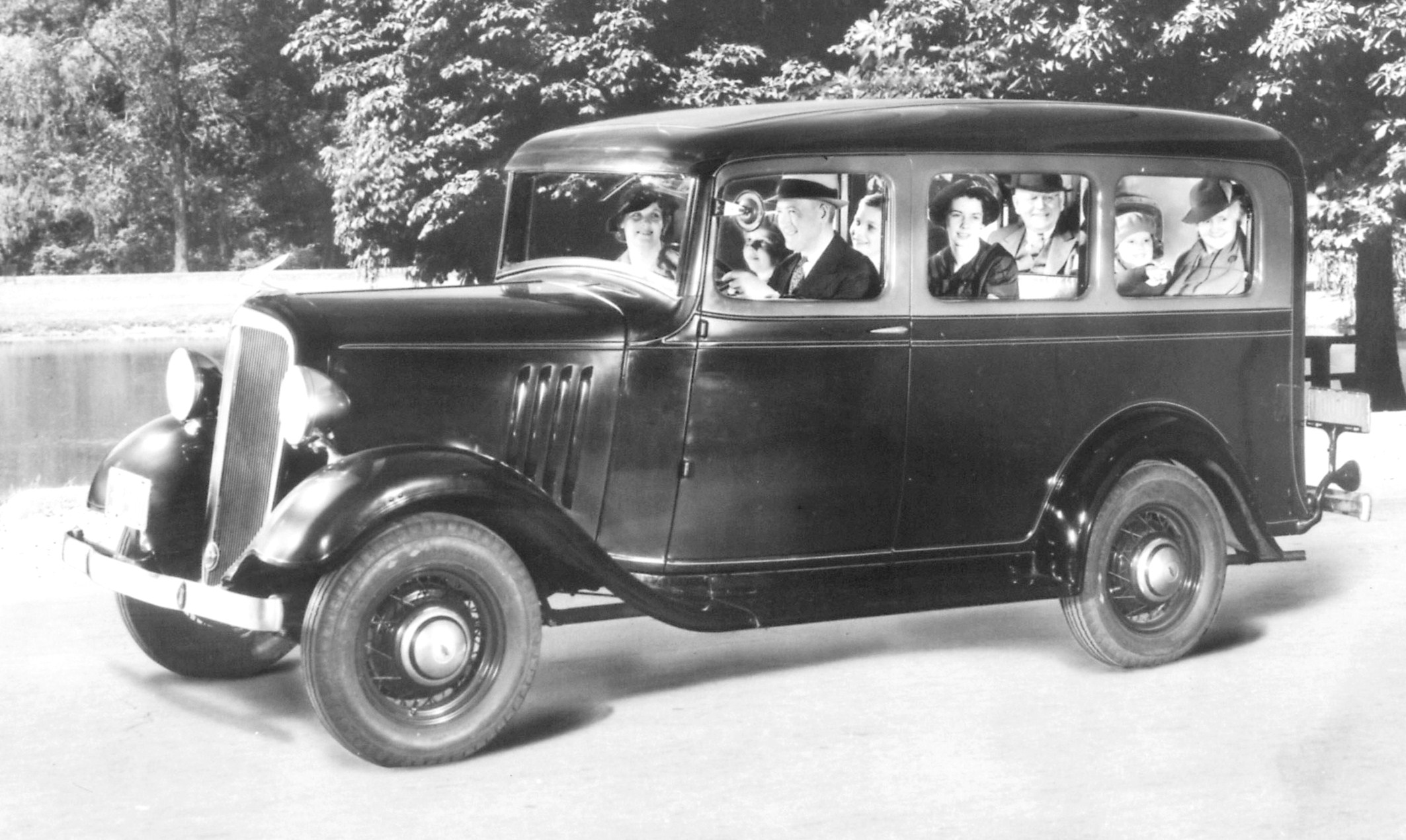 1935-66 Chevy Suburban Carryall History Info Article "Before It Was  Big"