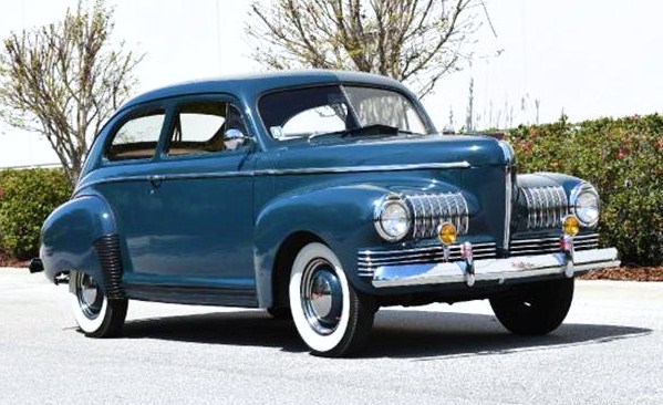 The 1941 Nash Ambassador is an aerodynamic standout among production sedans 