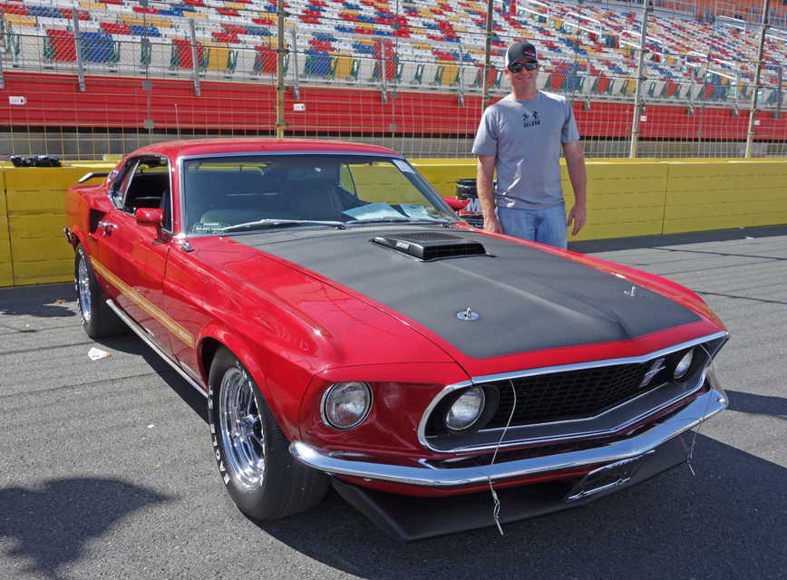 Racer Tim Peters and his '69 Mustang for sale