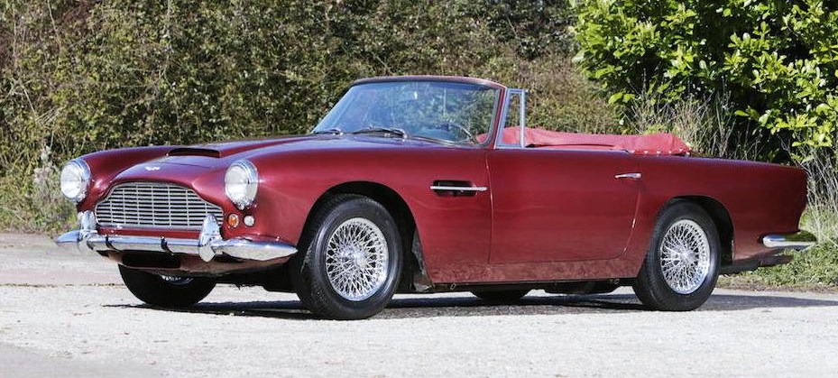The Ustinov DB4 was later repainted to Royal Claret