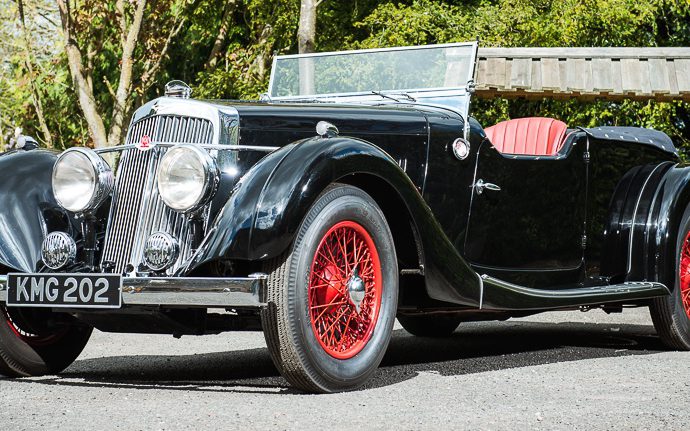 Early Aston Martin luxury four-seater offered at Silverstone sale ...