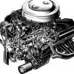 1966 Chrysler Corporation’s HEMI – 426 Engine – cutaway