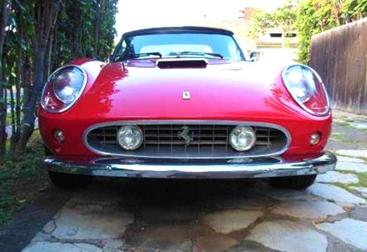 The 1961 Ferrari 250 GT LWB California Spider looks realistic, but it’s not real
