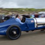 Don Wales at the wheel of 350hp Sunbeam at Pendine 3