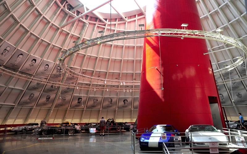 Sinkhole repaired. Cars back on display. Skydome to re-open Thursday | National Corvette Museum photos