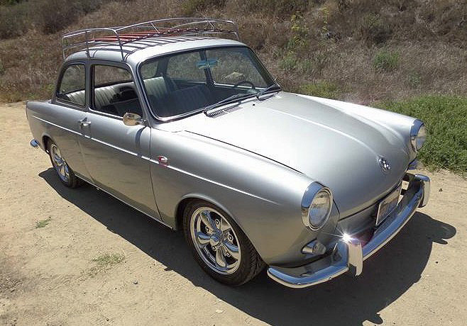 This 1963 Volkswagen Type 3 notchback appears well-restored and customized