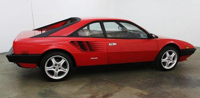 The Ferrari Mondial is powered by a mid-engine V8
