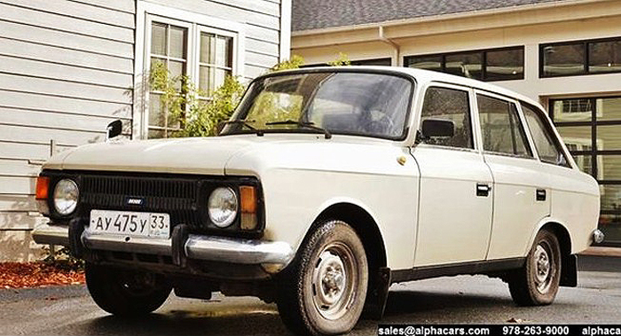 The 1988 Moskvich Izh Kombi is a rare relic of Soviet-era automaking 