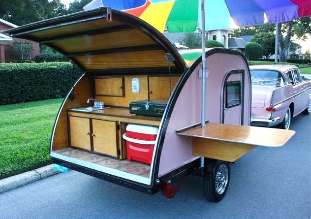 The Rambler’s trailer is fully equipped for a road trip 