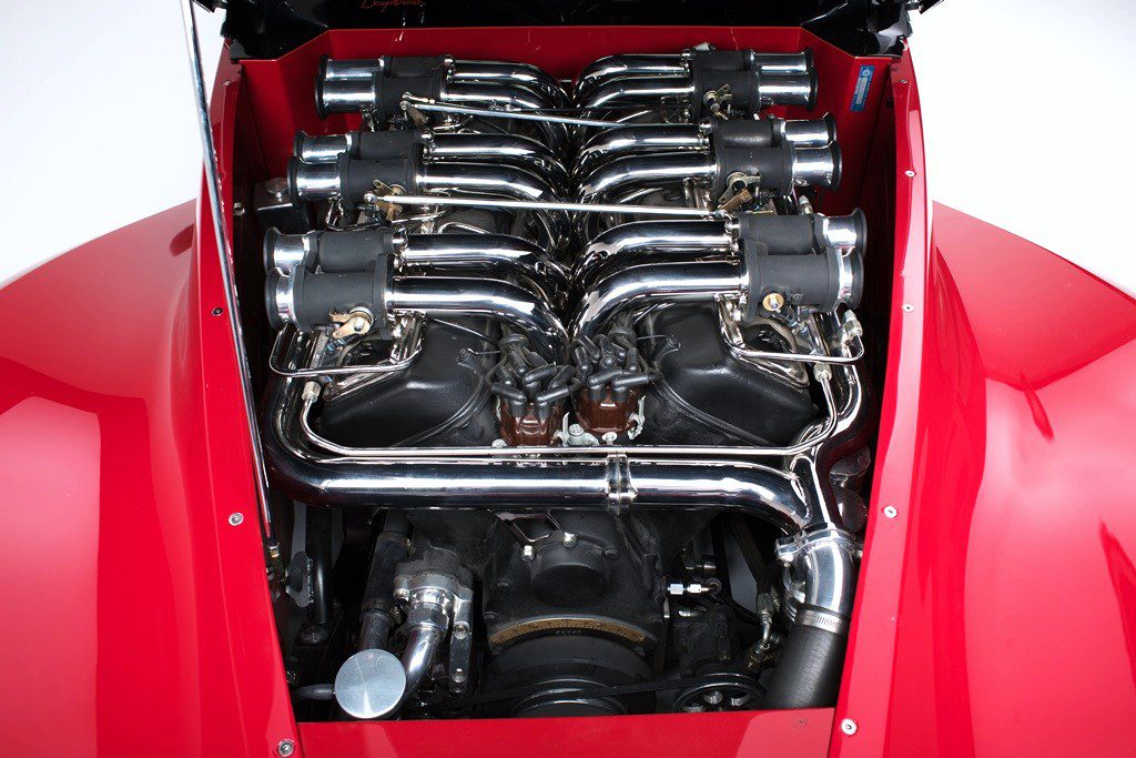 The 12.8-liter V12 Hemi engine is rated at 850 horsepower