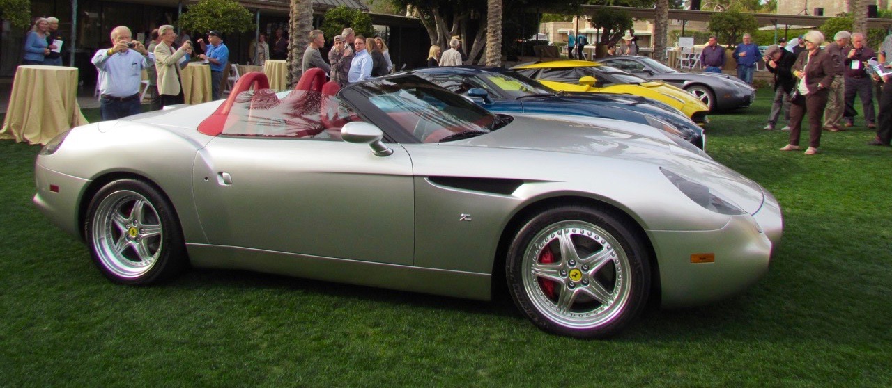 Several of Zagato's contemporary collectibles were on display at the Arizona Biltmore | Larry Edsall photos