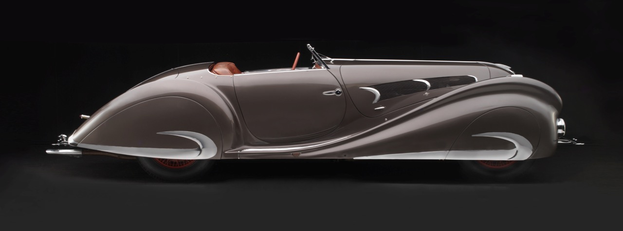 1937 Delahaye 135MS roadster by Figonh et Falaschi among featured vehicles | Peter Harholdt photo courtesy REVS Institute