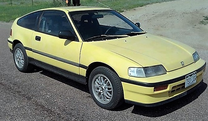 The 1989 Honda CRX is a well-preserved dry Arizona car 