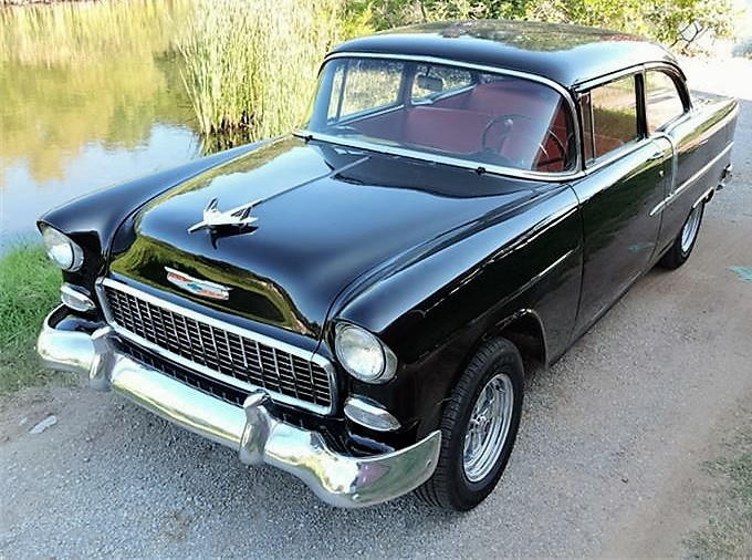 The '55 Chevy has lived in southern Oklahoma all its life, the seller says 