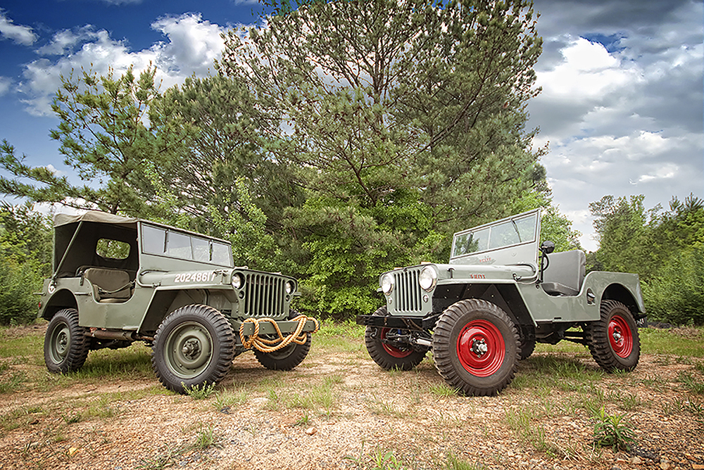 Civilian and Military Jeeps from the Omix-ADA Jeep Collection