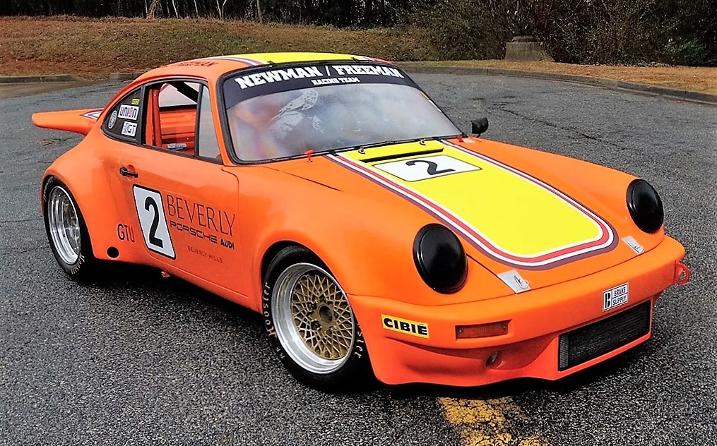 The 1974 Porsche 911S race car was Pail Newman's entry into the big leagues of motorsports | Rick Cole Auctions 