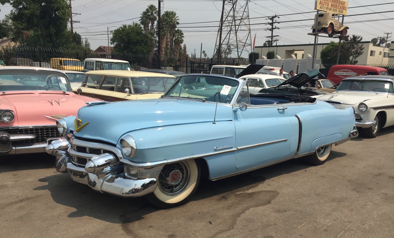 1953 Cadillac convertible among those available at the Hollywood Movie Car Auction | Larry Crane photos