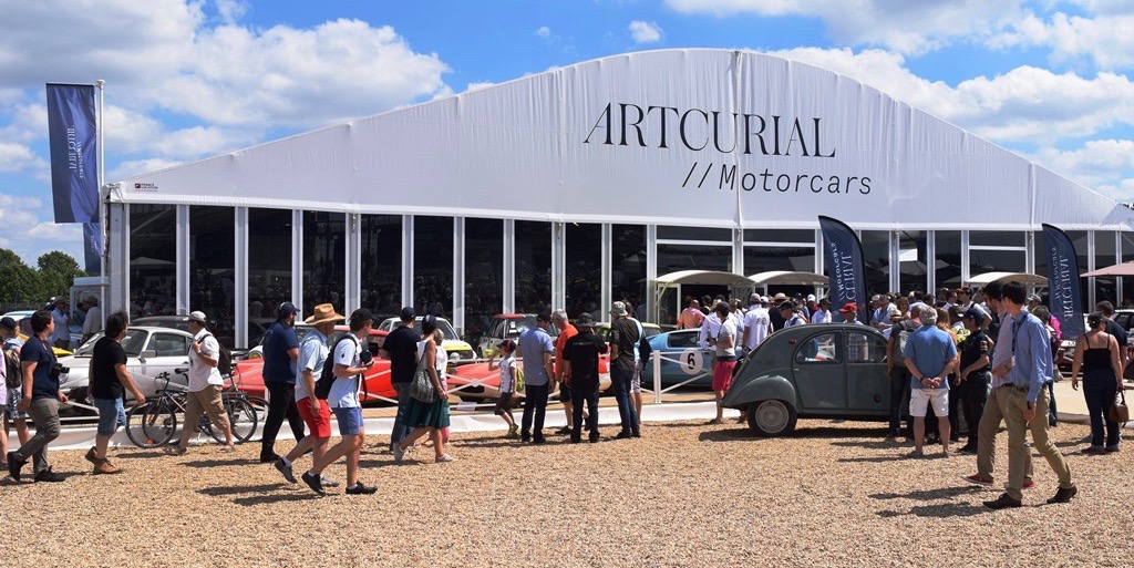 Artcurial hosted its biennial auction at the Le Mans Classic vintage racing weekend (Artcurial photos)