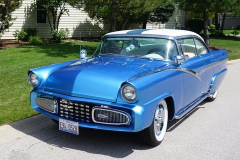 Bolzano brothers did the original customization of this 1956 Ford Victoria | Dan Pollack photos