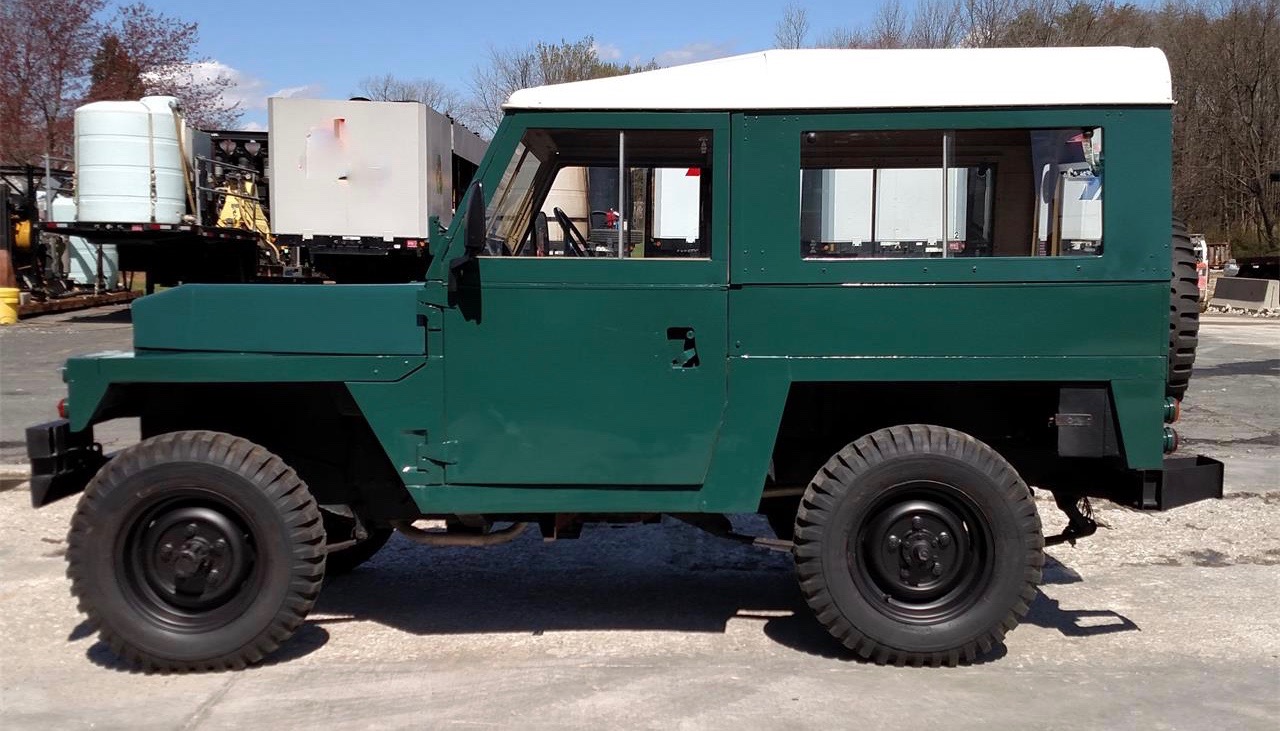 This 1974 Land Rover Series III served with NATO forces, according to its seller