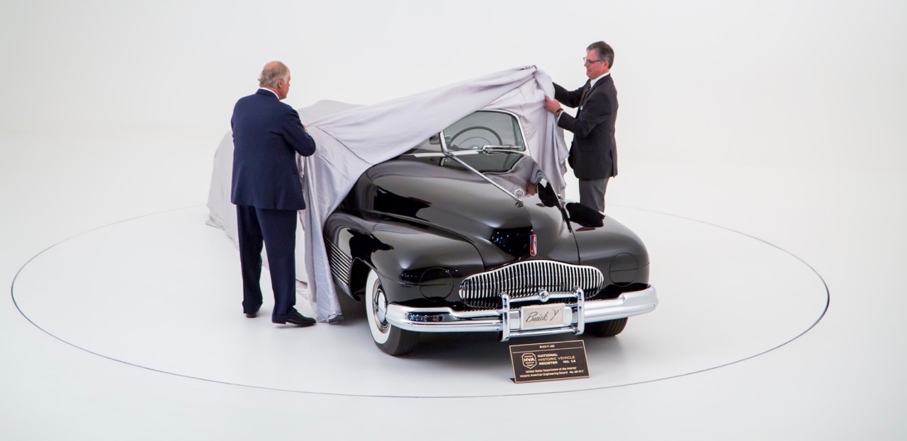 The official unveiling for car's inclusion National Historic Vehicle Register.