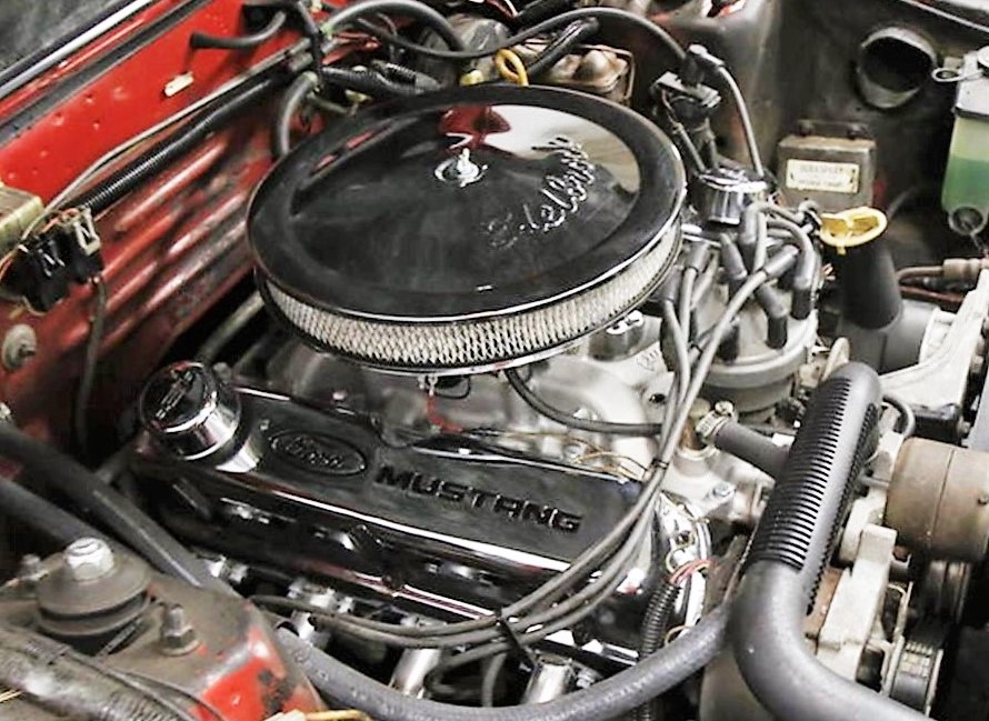 Under the performance mods is the numbers-matching V8 
