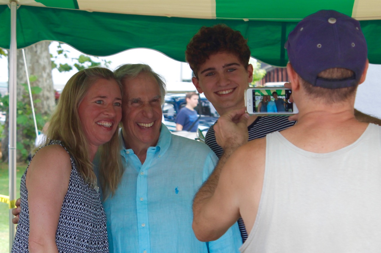Henry Winkler signed autographs, took photos with guests and was an incredibly good sport for three full days.  