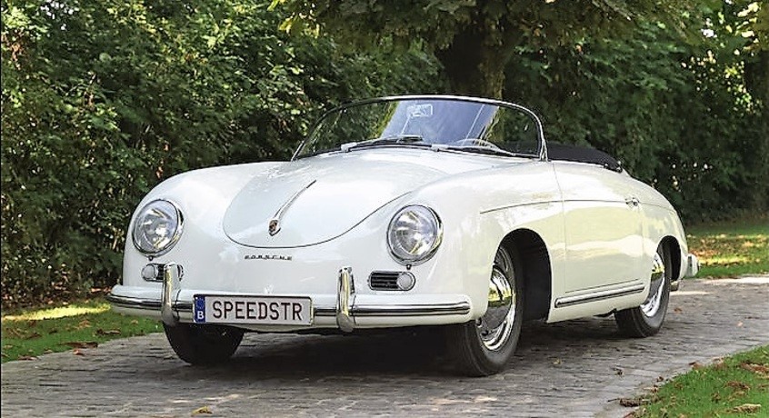 A 1955 Porsche 356 Speedster reached more than $650,000 | Bonhams photos 