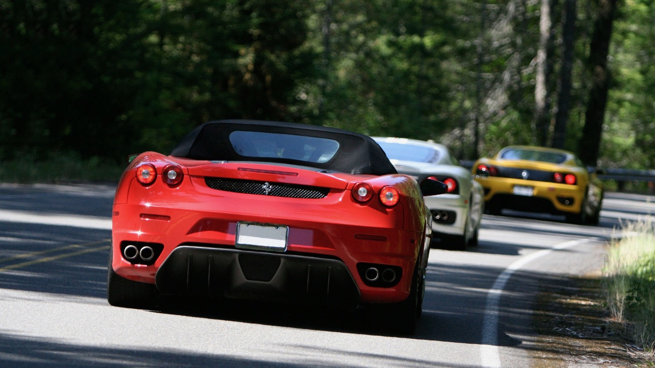 Tour routes include great roads, private collections, track time