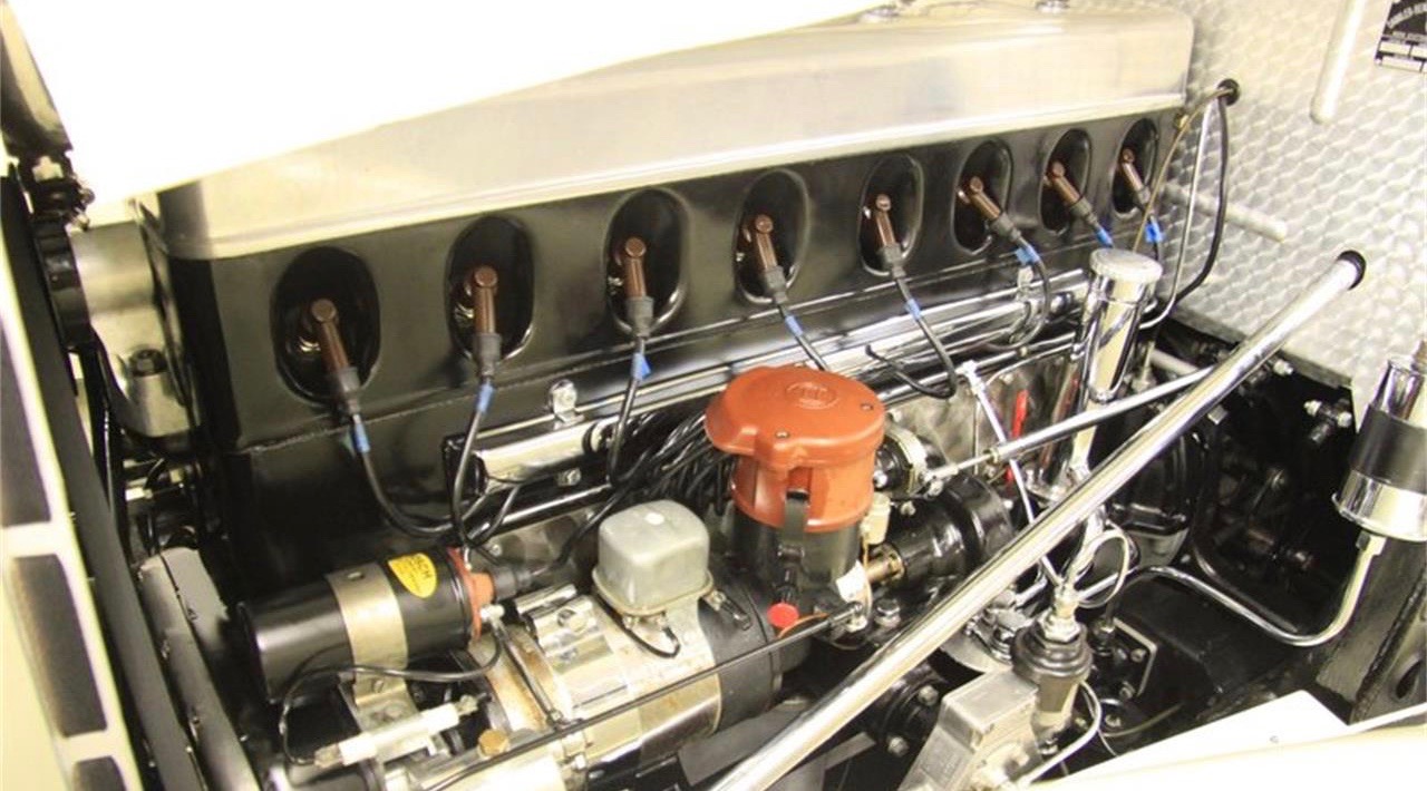 Car carries its original supercharged straight-8