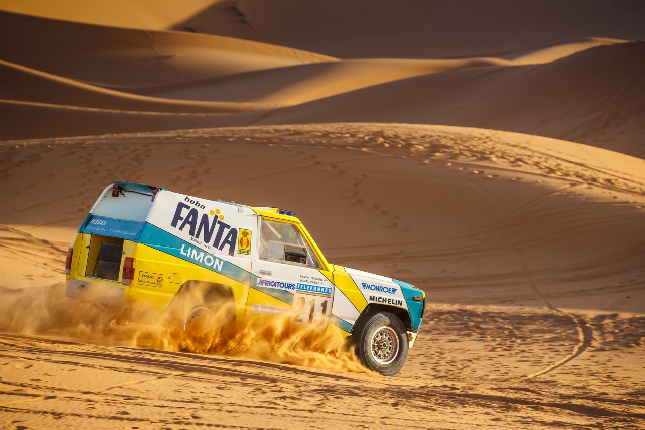 Thirty years later, Nissan Patrol is restored and running again on Saharan dunes | Nissan photos