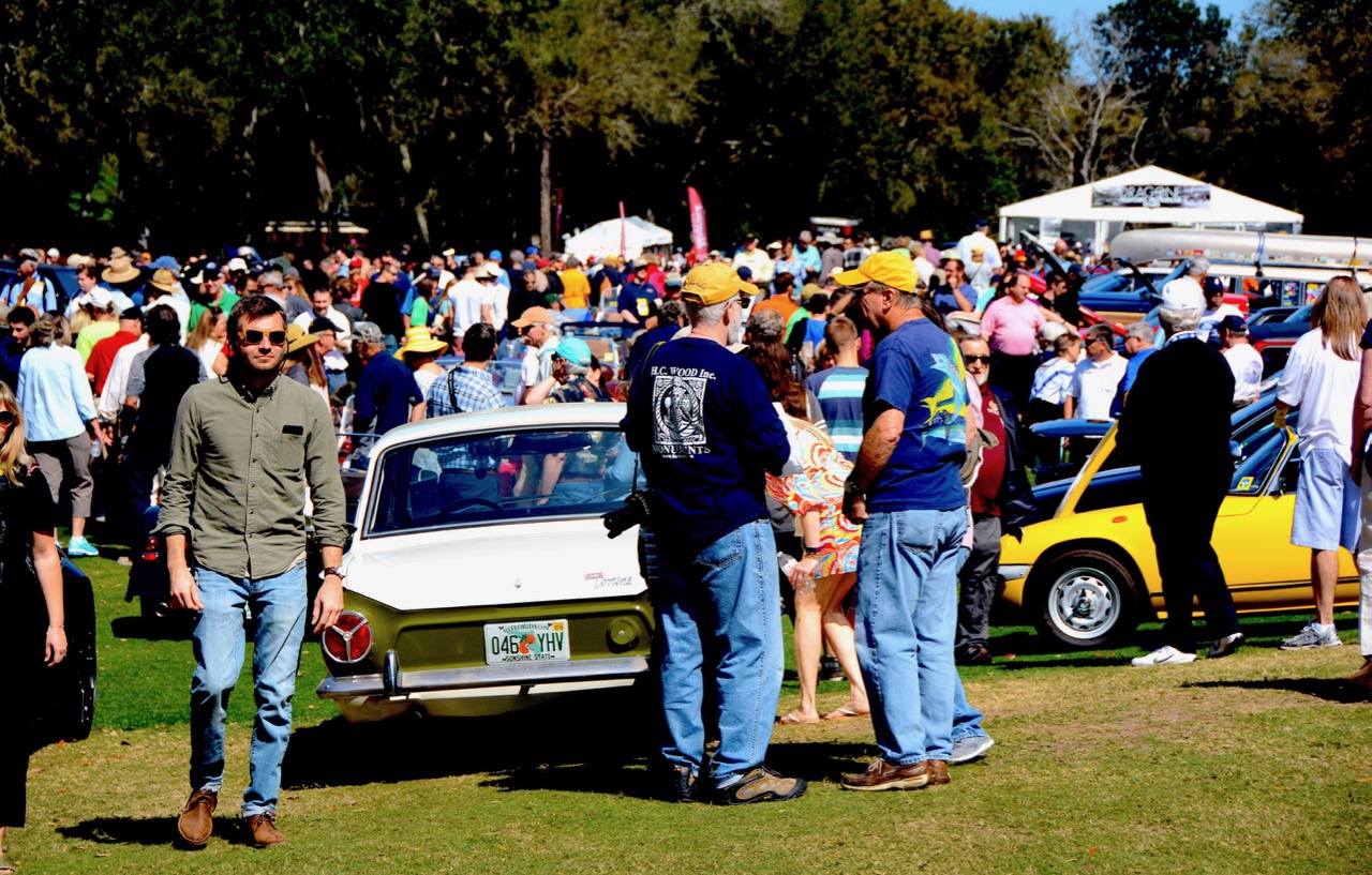 As the cars and crowd might indicate, Amelia's Cars & Coffee was a big hit | Jim McCraw photos