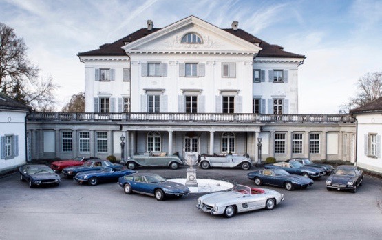 A trove of collector cars discovered at a Swiss schloss | Bonhams photos