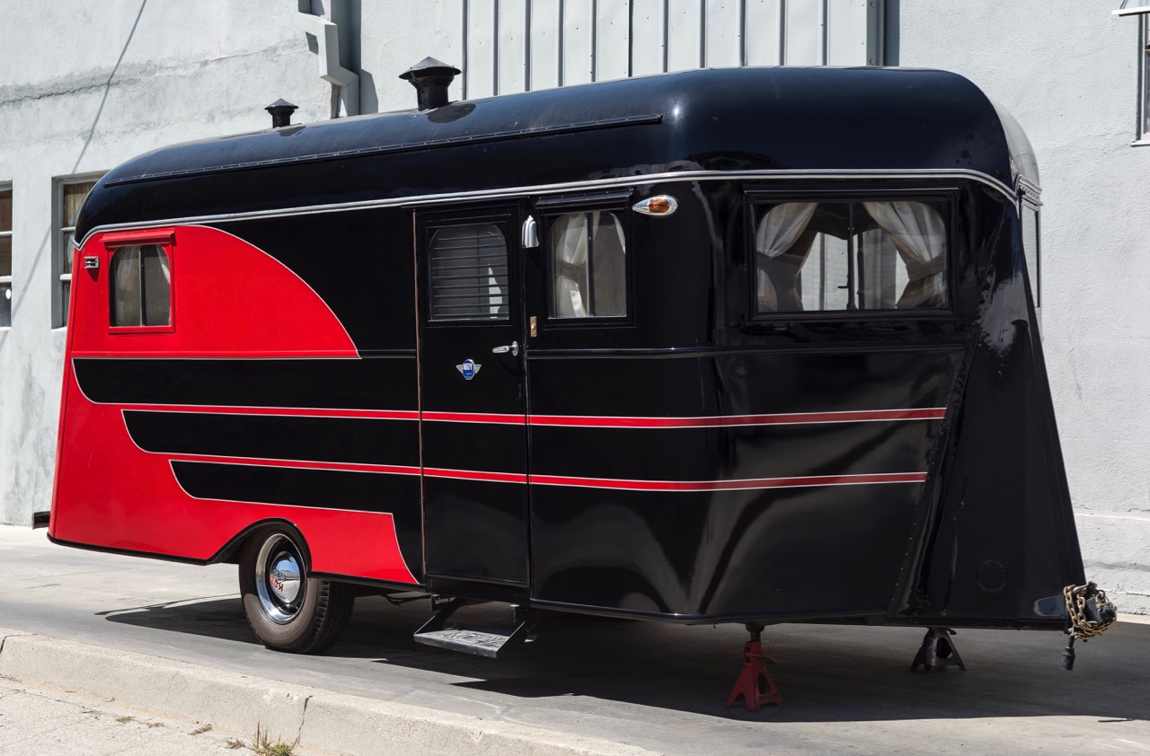 1941 camper has updated electric system