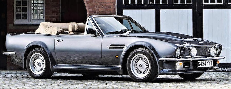 A 1989 Aston Martin V8 Vantage Volante X-Pack reached a half million dollars 