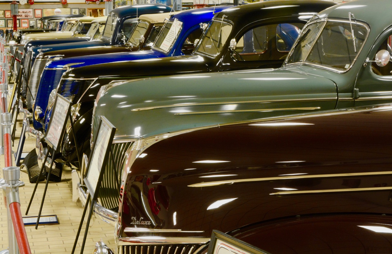 The collection of 1928-1942 Fords here is worth the price of admission