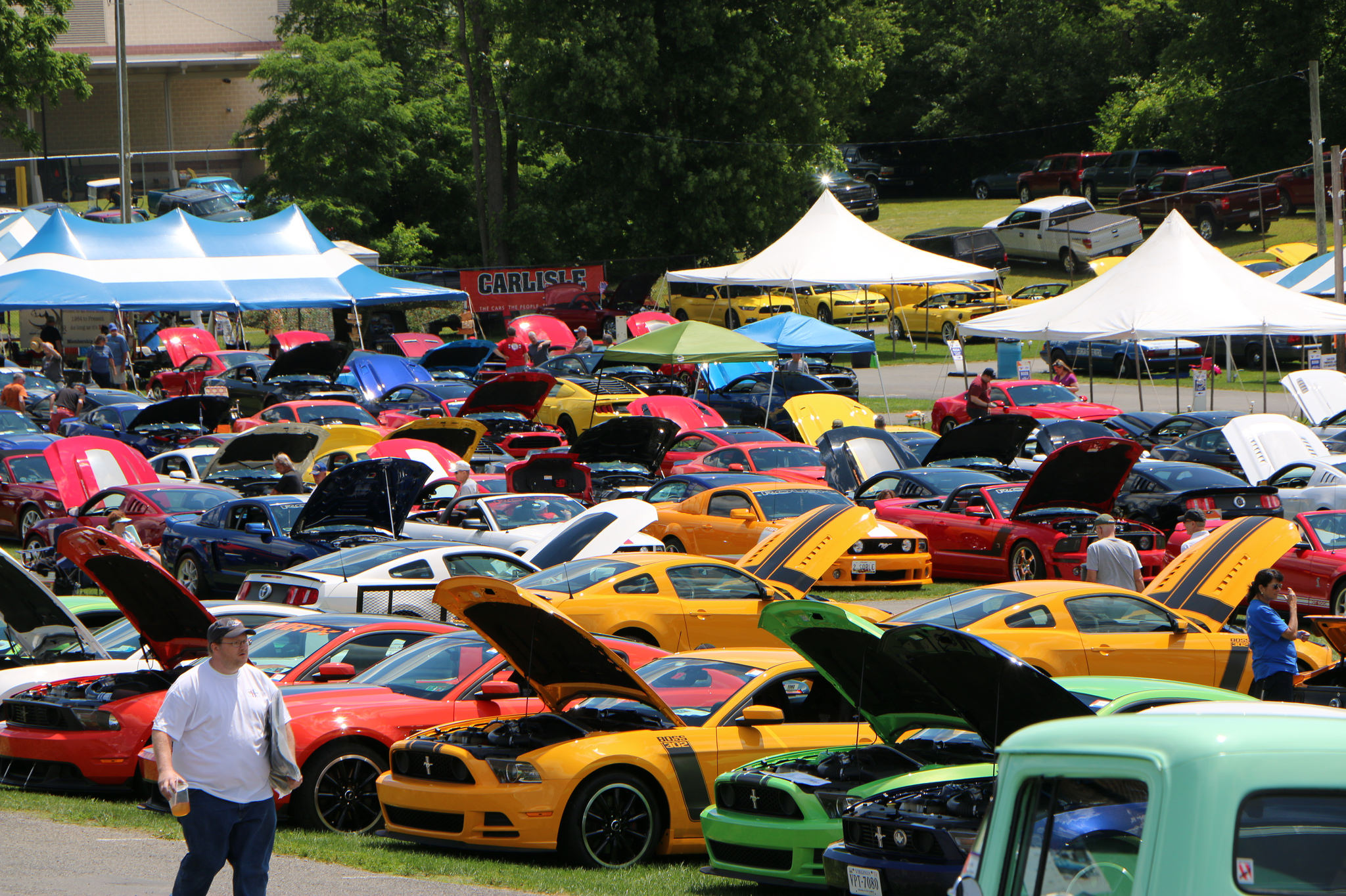 Overview of Ford Nationals Show Field | Carlisle Events photos 