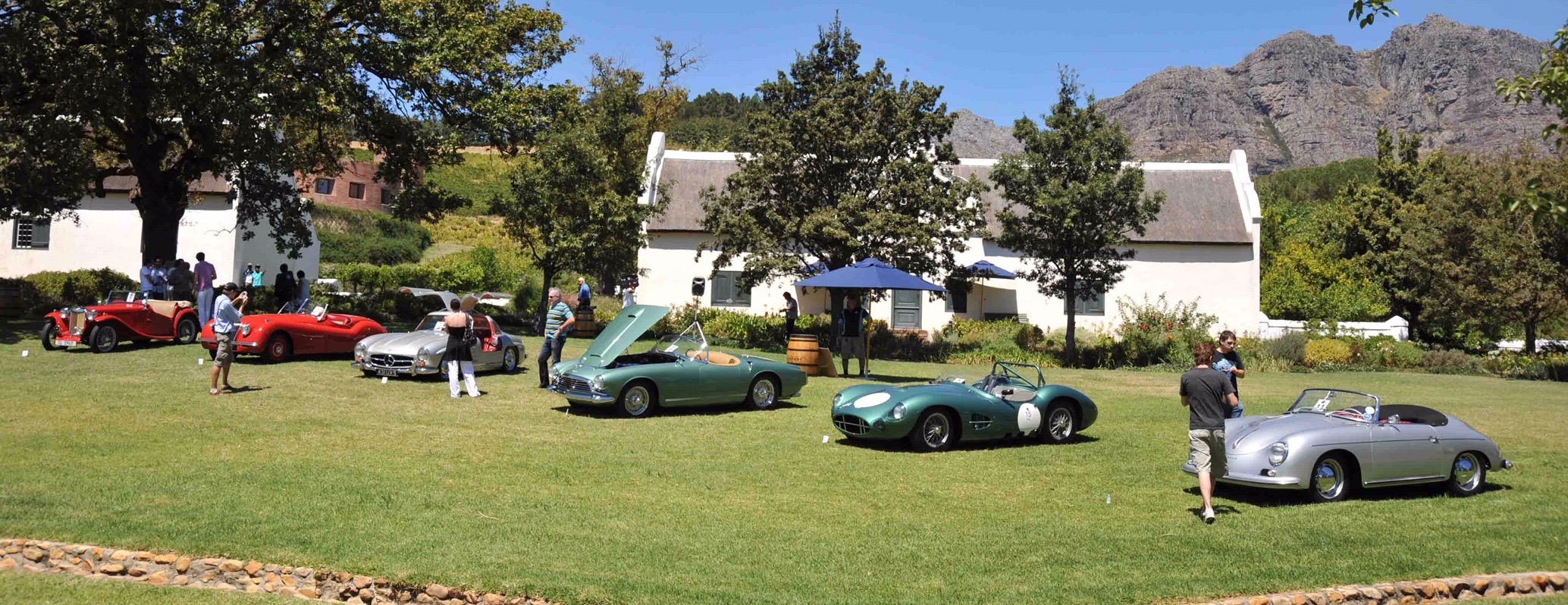 Cars at the inaugural Concours South Africa in 2016 | Coys photos