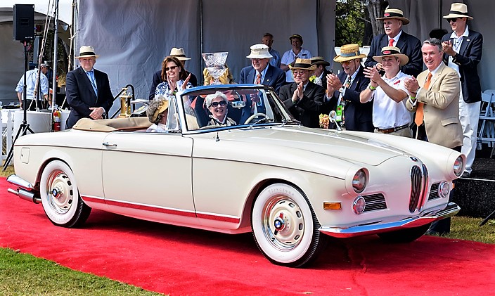 Last year's Hillsborough Concours best of show winner was a 1958 BMW 503 Cabriolet | Hillsborough Concours