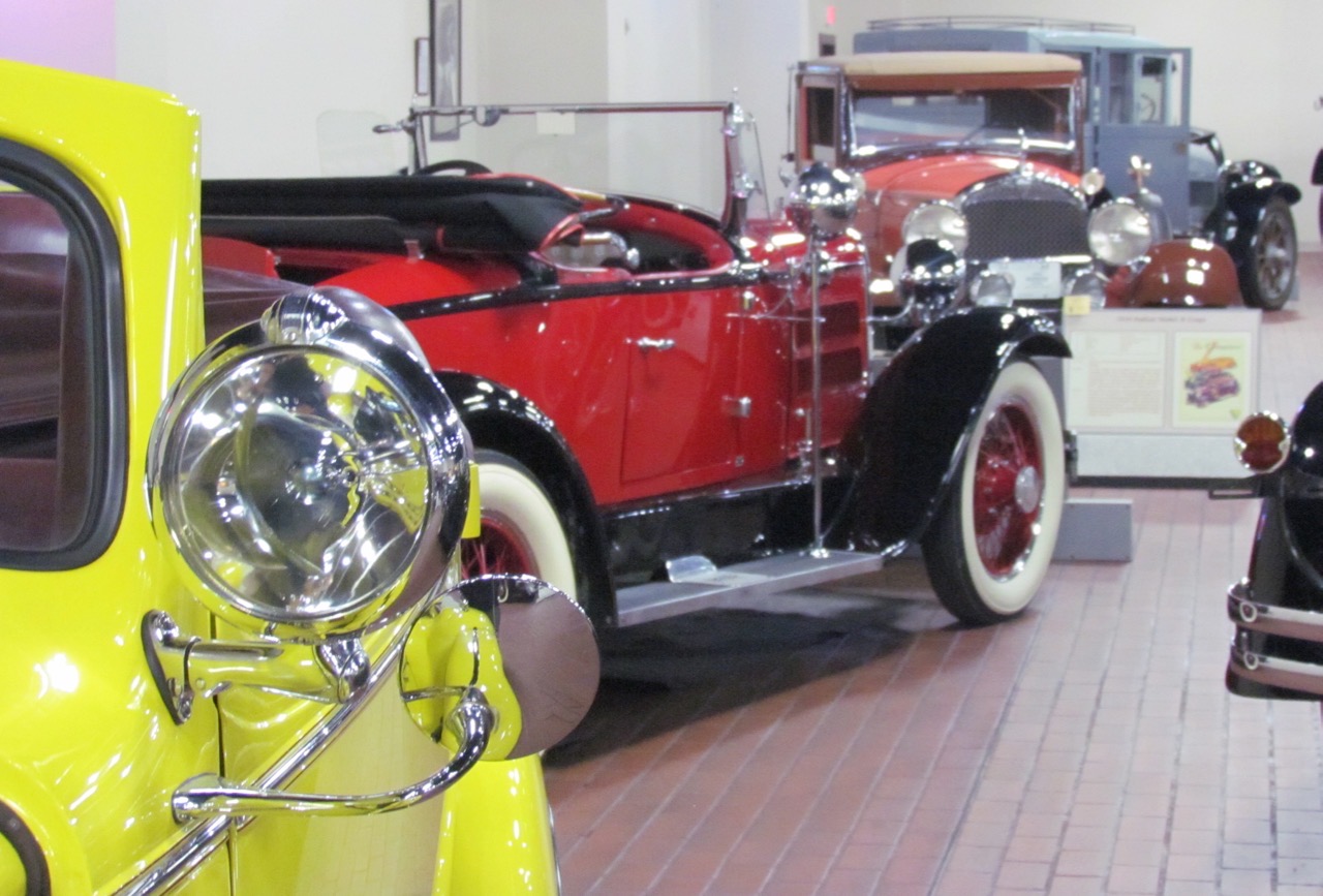 Cars in the museum