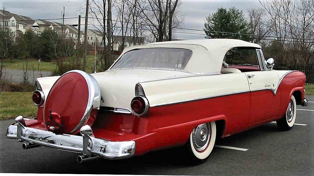 , Top down 1955 Ford Fairlane Sunliner, ClassicCars.com Journal