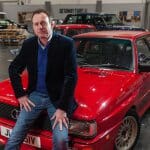 Philip Glenister reunited with his Ashes to Ashes Audi quattro at The London Classic Car Show