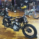 Harleys at Mama Tried motorcycle show