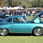356 coupe with custom metallic teal paint